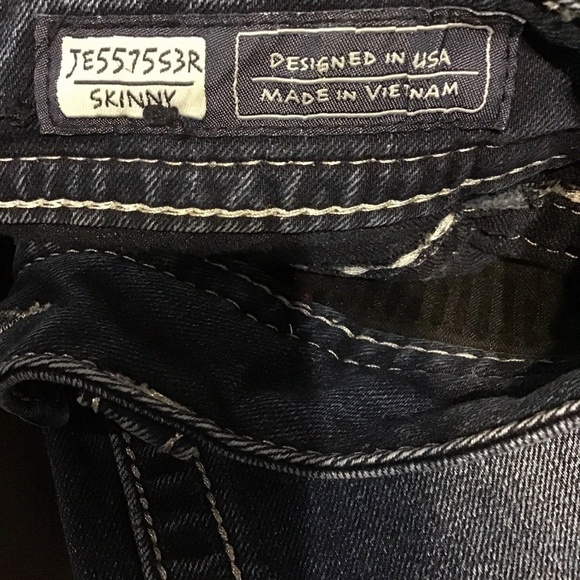 SOLD MISS ME crystal SKINNY jeans Size 25 - Picture 7 of 8